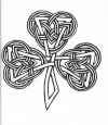 celtic knot clover tattoo